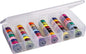 ArtBin 8156AB Large Bobbin Box, Sewing Bobbin Organizer, [1] Plastic Storage Case, Clear