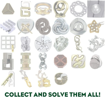 BePuzzled |Dot Hanayama Metal Brainteaser Puzzle Mensa Rated Level 2, for Ages 12 and Up