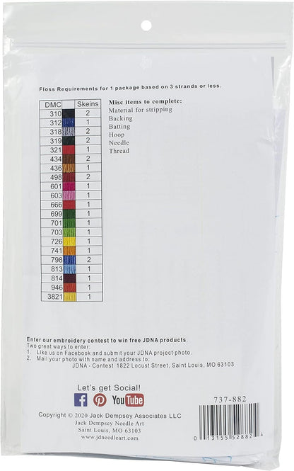 Jack Dempsey Trucks for All Seasons Quilt Blocks, White