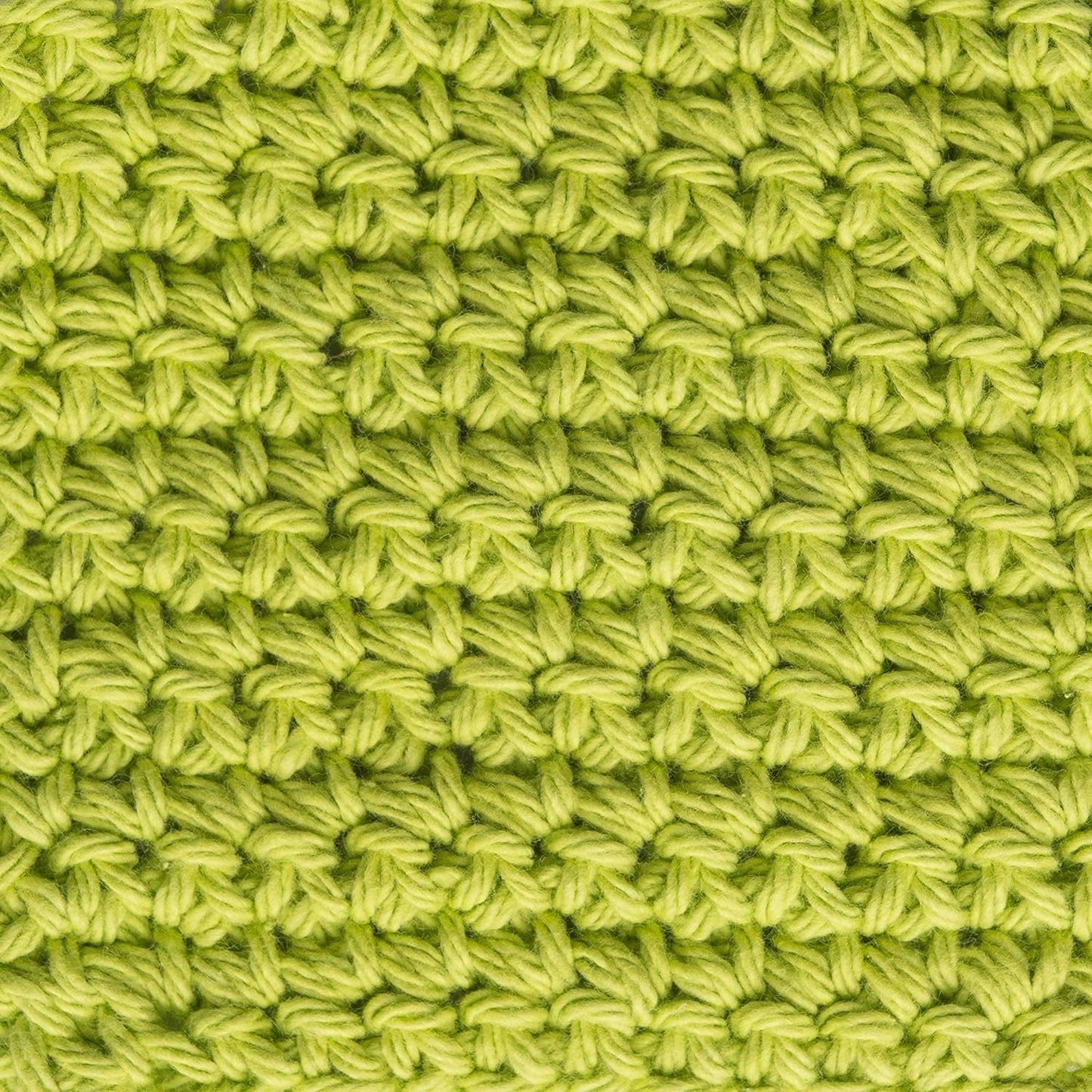 Lily Sugar 'N Cream Super Size Solid Yarn, 4oz, Gauge 4 Medium, 100% Cotton - Hot Green - Machine Wash & Dry