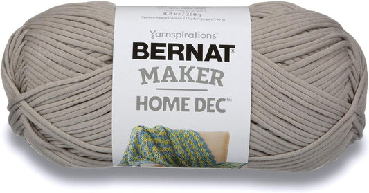 Bernat Maker Home Dec Yarn, 8.8oz, Guage 5 Bulky Chunky, Clay