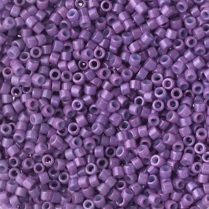Delica Seed Beads Bundle: Size 11/0, Purple Opaque Palette Collection DB660, DB1363, DB1376-3 Tubes of 7.2 Grams ea