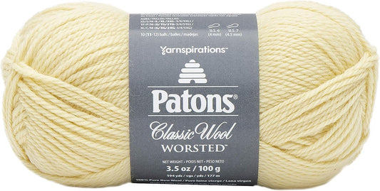 Patons Classic Wool Yarn, Soft Sunshine