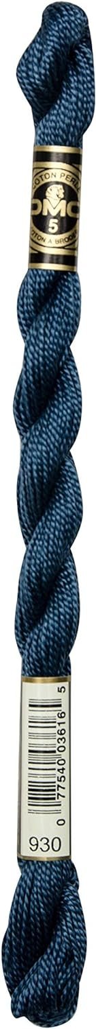DMC 115 3-930 Pearl Cotton Thread, Dark Antique Blue