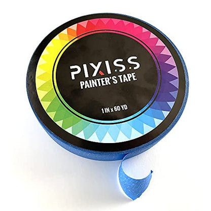 Aleene's Spray Gloss Finish, 6 Oz Acrylic Sealer, Snap and Spray Paint Can Handle Sprayer Tool, Blue Multi-Surface Painters Tape