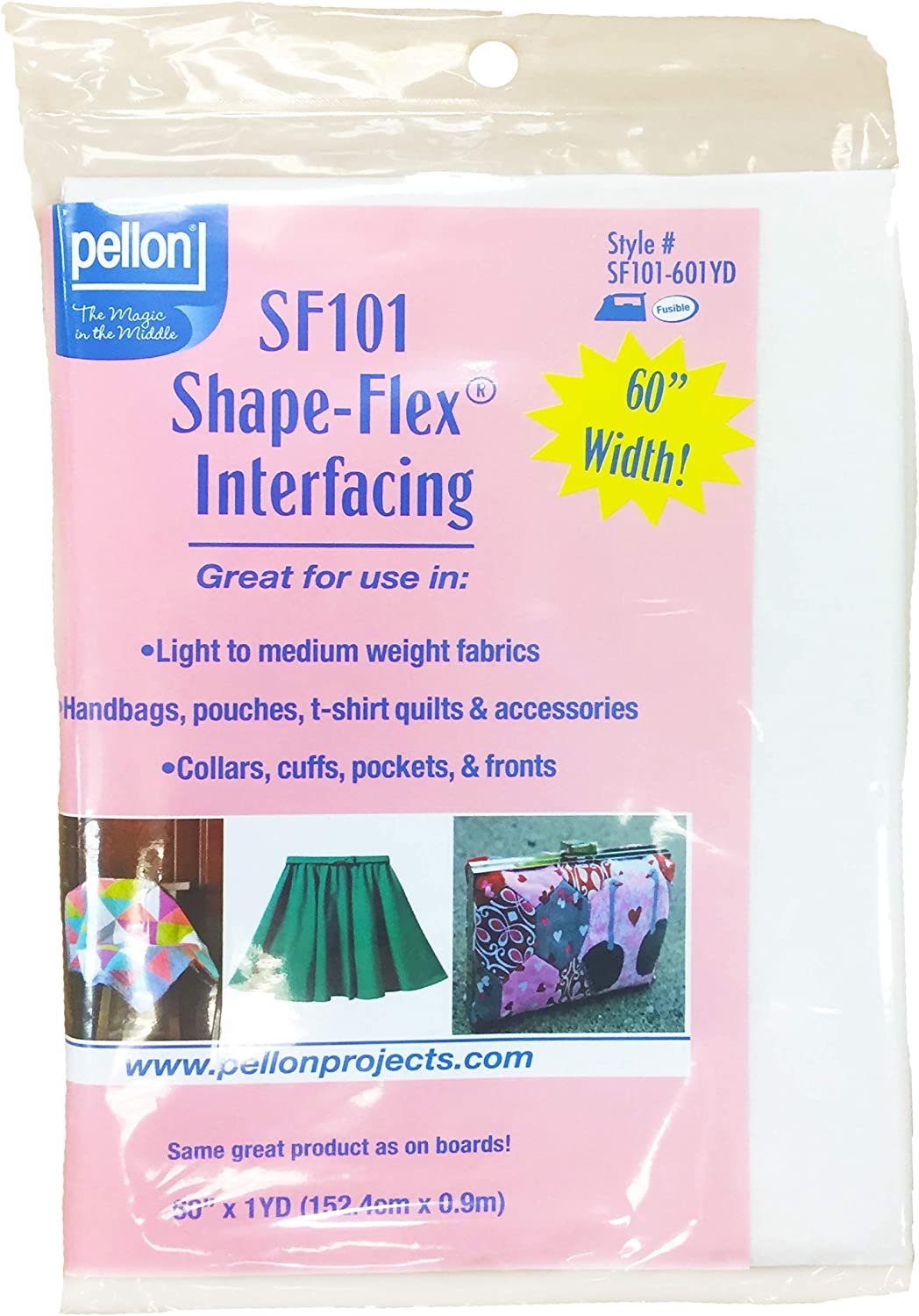 Pellon PELSF101.601YD Shape-Flex 100% Cotton Wht