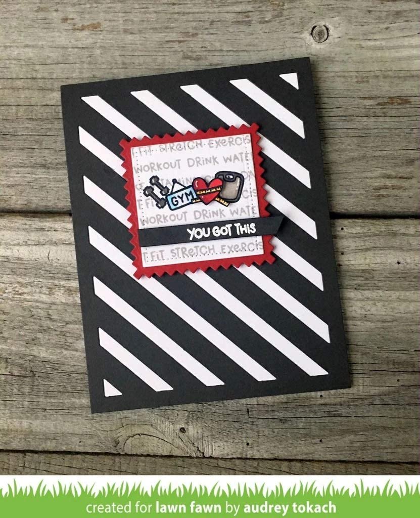 Lawn Fawn Clear Stamps - Plan On It: Fitness (LF1483)