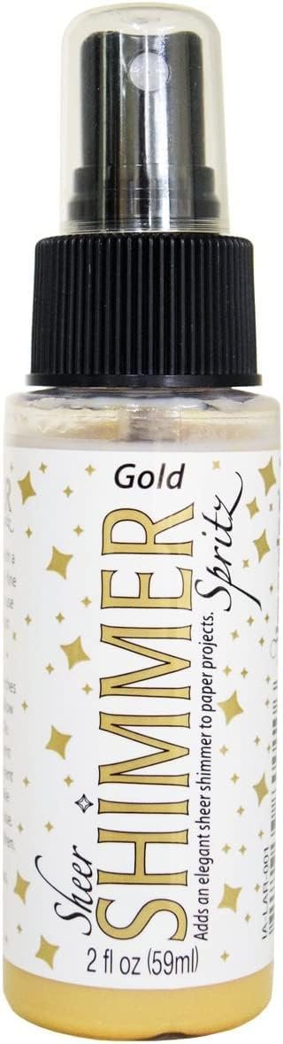 Imagine Crafts Sheer Shimmer Spritz Spray, Gold