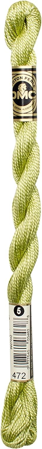 DMC 115 3-472 Pearl Cotton Thread, Ultra Light Avocado Green