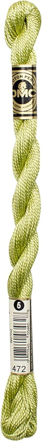 DMC 115 3-472 Pearl Cotton Thread, Ultra Light Avocado Green