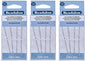 3 Packs - Beadalon Collapsible Eye Needles 2.5" Heavy - 4pcs/pk - Total 12 Needles (in Rigid Pak TM Mailer)