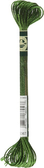 DMC 1008F-S367 Shiny Radiant Satin Floss, Dark Pistachio Green, 8.7-Yard